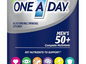 One A Day Men’s 50+ Healthy Advantage Multivitamin – 200 Tablets