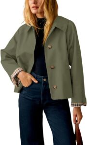 Yeokou Oversize Trench Outwear with Pockets