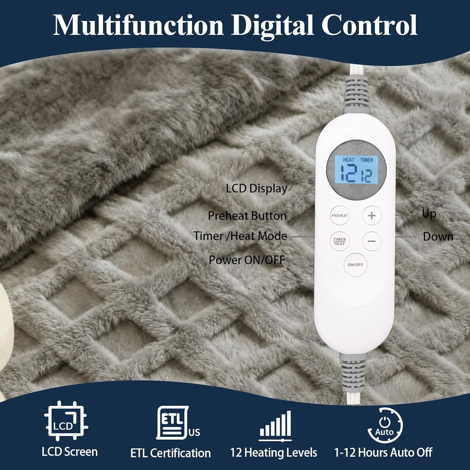 Electric Heated Blanket with Overheat Protection - Image 8