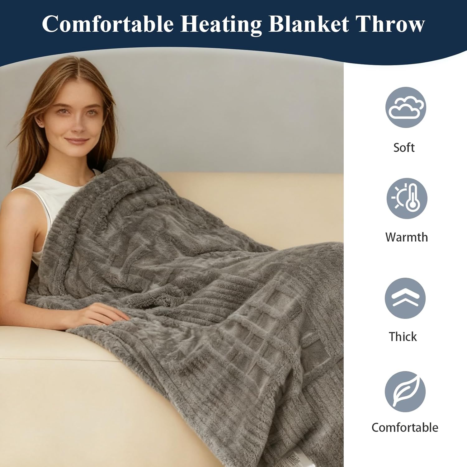 Electric Heated Blanket with Overheat Protection - Image 6