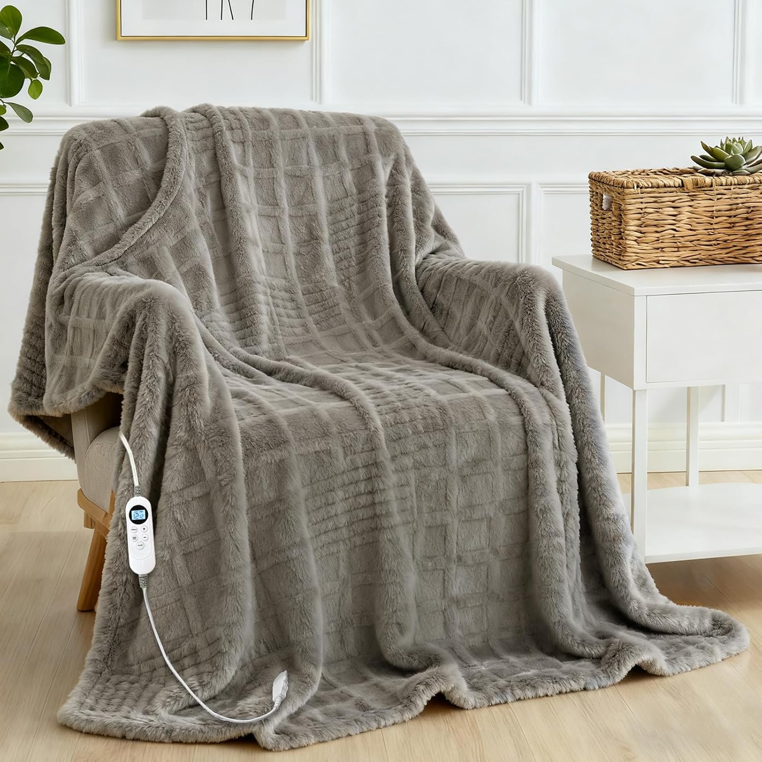 Electric Heated Blanket with Overheat Protection