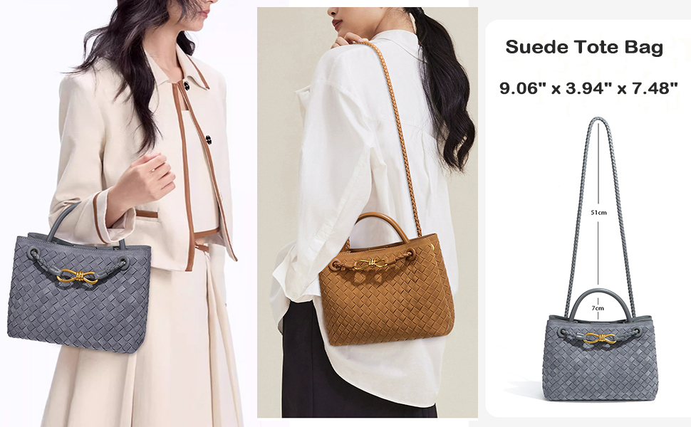 Leather Crossbody Shoulder Satchel Handbag - Image 2